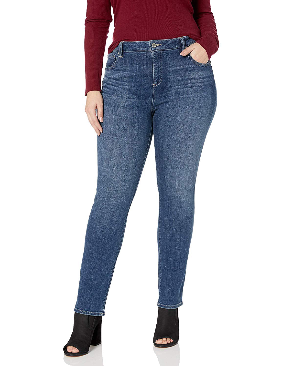 Lucky Brand - Womens Jeans Plus Straight Curvy Stretch 18W - Walmart ...