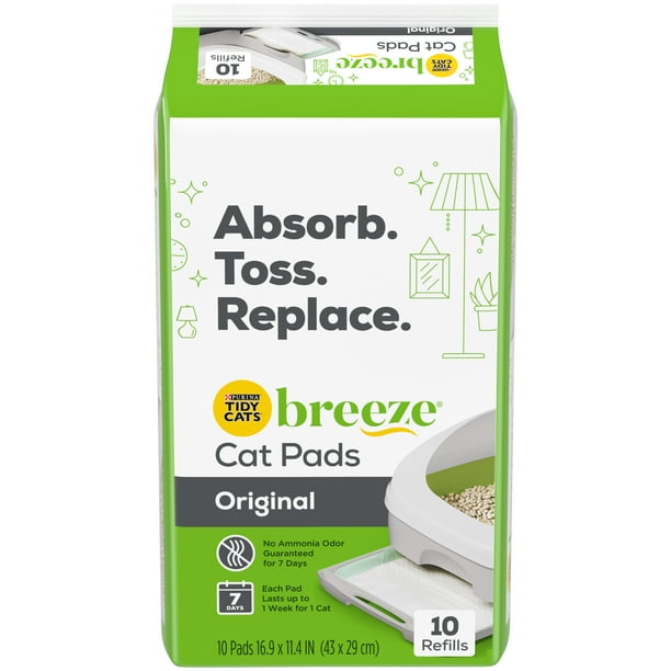 Purina Tidy Cats Breeze Litter System Cat Pad Refills, Breeze 10ct