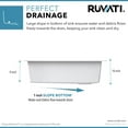 thumbnail image 2 of Ruvati 33 x 22 inch epiGranite Drop-in Topmount Single Bowl Kitchen Sink, 2 of 16