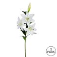 thumbnail image 2 of Vickerman 36 Pieds' Nénuphar Artificiel Toucher Réel en Blanc (Ensemble de 2), 2 of 3