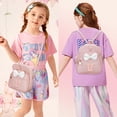 thumbnail image 3 of Minimochila KKXIU con iniciales en forma de lazo para niñas, piel sintética rosa, 3 of 7