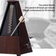 thumbnail image 2 of Metrónomo Mecánico Guitarra Piano Violín Instrumento Musical Máquina De Ritmo Universal Scienceny EL013505-01, 2 of 5