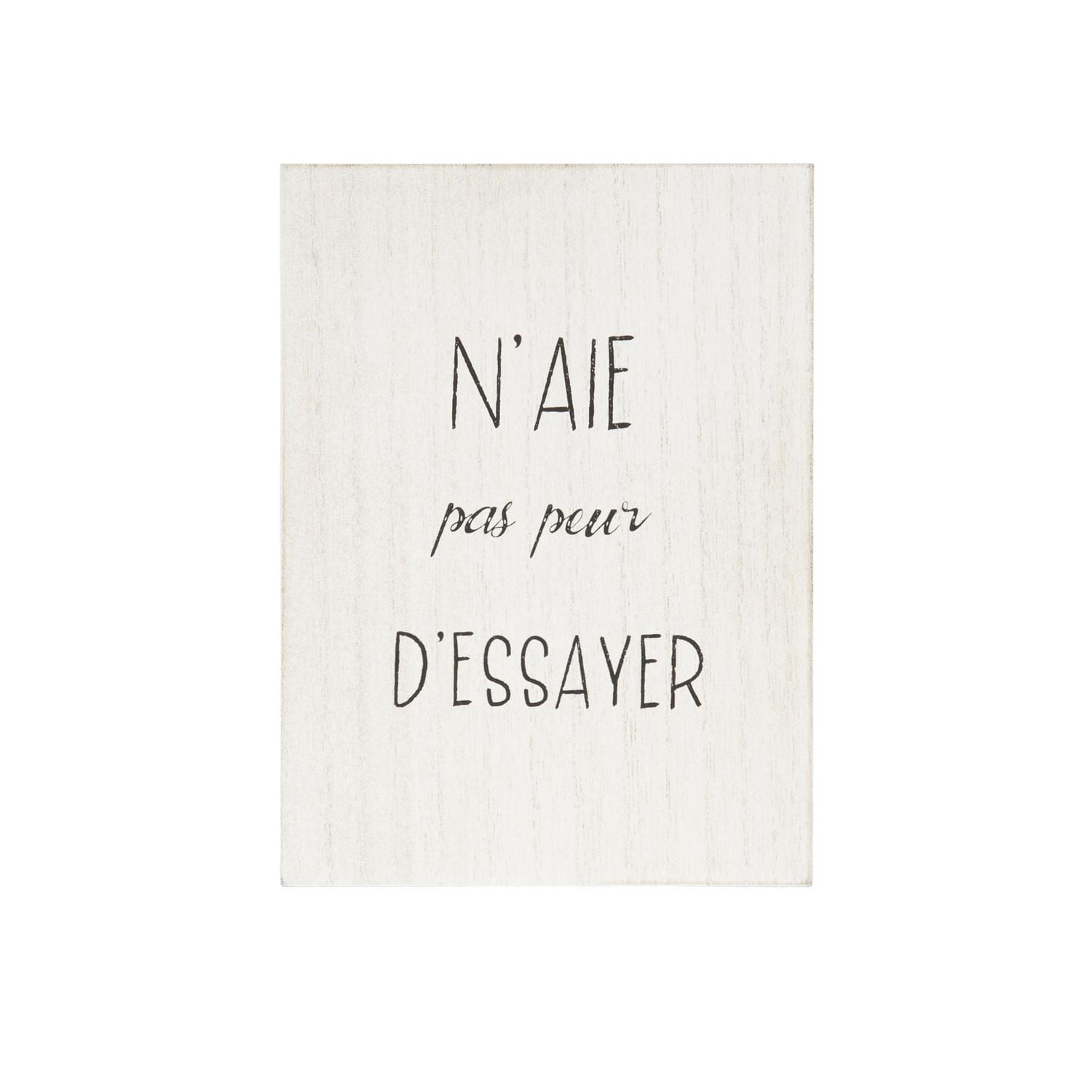 Dessus de boîte artistique "N’aie pas peur D’essayer"