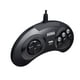 thumbnail image 3 of Controlador Retro-Bit Sega Genesis USB de 6 botones negro, 3 of 8