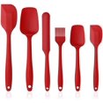 thumbnail image 1 of Silicone Cutlery, 6 Piece Silicone Cooking Set Silicone Spatula for Cooking and Baking, 1 of 5