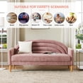 thumbnail image 5 of Upholstered Vibrant Rainbow Design, Premium Loveseat, Three-Seater Sofa, and Armchair for Stylish Living Space, 5 of 10