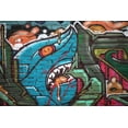 thumbnail image 2 of Graffiti Wall Wall Mural by Wallmonkeys Peel and Stick Graphic (36 in W x 24 in H) WM95836, 2 of 4