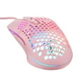 thumbnail image 1 of SANOXY Souris de Jeu Filaire 6400DPI Souris Rétroéclairée à Flux RVB pour PC Ordinateur Portable Ordinateur, Rose, 1 of 1