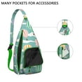 thumbnail image 2 of Color Splash Sling Backpack - Vibrant Paint-Inspired Pattern Crossbody Bag, Fashionable Anti-Theft Design, 2 of 4