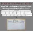 thumbnail image 4 of LV Horizontal Sideways Fuse Box Circuit Breaker Panel Directory Labels/Decals/Stickers for All Electrical Panel/Load Centers (Horizontal 60 Circuits 2 Pcs), 4 of 4