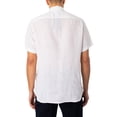 thumbnail image 3 of Tommy Hilfiger Pigment Syed Linen Short Sleeved Shirt, White, 3 of 6