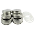 thumbnail image 2 of Zoie + Chloe Stainless Steel Mason Jar Lids with Silicone Seals (6 Pack + 6 Bonus Replacement Seals) - Regular Size, 2 of 7