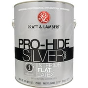 Valspar Pro-Hide Silver 5000 Latex Flat Interior Wall Paint, Pastel Base, 1 Gal.