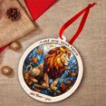 thumbnail image 5 of King Lion Stained Glass Suncatcher Ornament – Ornament Gift for Family, Friends, Men & Women, Christmas 2025 Keepsake, 5 of 6