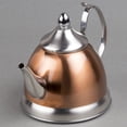 thumbnail image 4 of Creative Home 1.0 Quart Nobili-Tea Stainless Steel Tea Kettle with Removable Infuser Basket Aluminum Capsulated Bottom for Even Heat Distribution, Copper Finished, 4 of 5