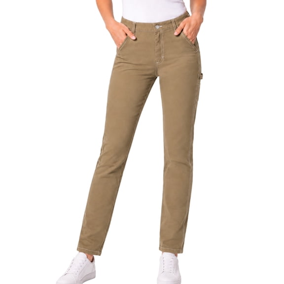 Dickies Women's Casual Slim Fit Carpenter Pant - Non-Stretch - Runs Small