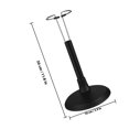 thumbnail image 4 of OULII 4 Pcs Support de Poupée en Acier Inoxydable Noir pour Étagère Table Présentoir Tenue Réglable, 4 of 8