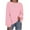 #4Pink, variant on Byworldtasic Womens Long Sleeve TopsFall Tops for Women Crewneck Shirts Casual Tunic Blouses Lightweight Pullover Sweatshirts
