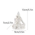 thumbnail image 2 of Escultura Figura de estatua hindú de Shiva en pose meditativa, 2 of 2