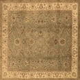 thumbnail image 1 of Ahgly Company Indoor Square Oriental Brown Traditional Area Rugs, 6' Square, 1 of 4