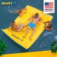 thumbnail image 6 of Floating Island For Lakes or Pools - 9 X 6 FEET (YELLOW/POWDER BLUE), 6 of 6