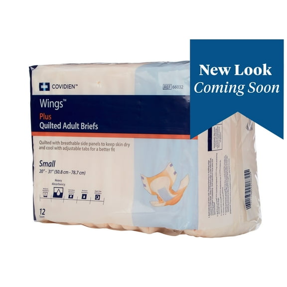 Wings Adult Incontinence Brief Heavy Absorbency