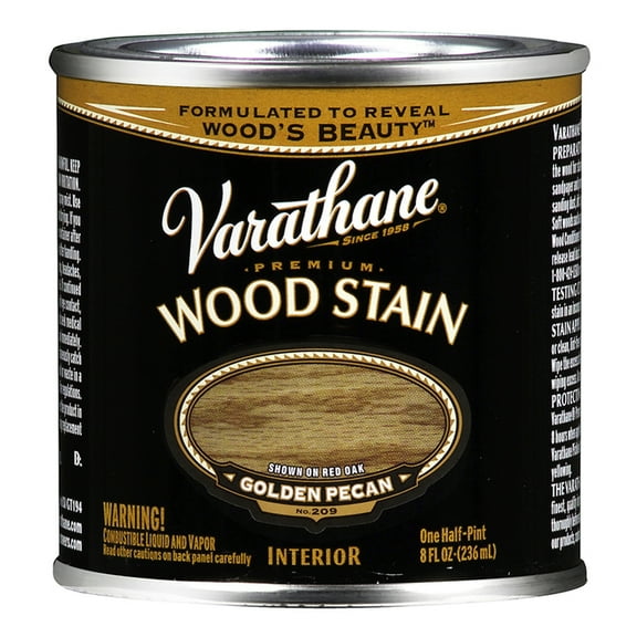 2-Pack of 1/2 pt Rust-Oleum 211757 Golden Pecan Varathane Oil-Based Interior Wood Stain