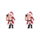 thumbnail image 2 of Muñeco colgante de Papá Noel de resina Billuyoard decoración de Navidad rojo 2Conjunto, 2 of 6