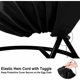 thumbnail image 4 of Funda para silla colgante de patio - Funda para silla Egg Swing Cocoon con cremallera, resistente y resistente protector para muebles de jardín, 190 x 115 cm, 4 of 5