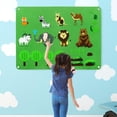 thumbnail image 3 of Tablero de fieltro Montessori DIY, juguetes, tablero de fieltro, juego de historia para enseñar regalos para , D D Sunnimix Juguetes de historia de tablero de fieltro, 3 of 7