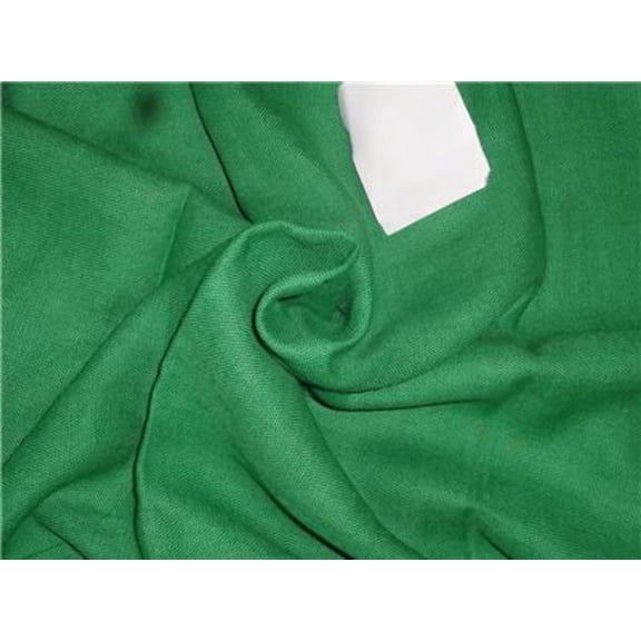 Heavy Linen Green Color Fabric 58quot; Cut Length of 2.50 yards