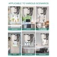 thumbnail image 5 of Forest Bear Tie Up Curtains for Windows 45 Inch Length Balloon Curtains Kitchen Adjustable Balloon Window Shade Black Grey Country Farmhouse Nature Tree Tie Up Valance Bathroom Curtain Window 52"x45", 5 of 6