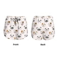 thumbnail image 3 of Pofeuu Bulldog Face Print Women's Athletic Shorts Running Workout Shorts Tummy Control Quick Dry Gym Shorts with Pockets Double layer sports shorts-Large, 3 of 7