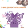 thumbnail image 1 of NIKOU 100PCS Wedding Sugar Box Candy Box Chocolate Boxes, Decoration for a Birthday Wedding (purple), 1 of 8