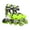 Green, variant on Yvolution Neon 2in1 Roller Skates Inline and Quad, Girls, Kids Skates, Size 3-6, Purple