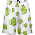 thumbnail image 2 of GZHJMY Frog Pajama Pants Short for Men, Lounge Pants Lightweight Men Pajama Bottoms with Drawstring Pockets, Christmas New Year Birthday Gifts, X-Large, 2 of 7