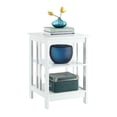 thumbnail image 5 of HomeStock Mountain Lodge End Table with Three Tiers of Shelving, Crafted from MDF, Smooth Surface for Storage and Display, Black Finish, Easy Assembly for Enhancing Modern Living Spaces, 5 of 5