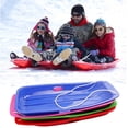 thumbnail image 4 of Dsscvnef Winter Snow Sleds for Kids and Adult 35 Inch Downhill Sprinter Heavy Duty Toboggan Sled With 2 Handles and Pull Ropes Ultimate Snow Toys for Kids, 4 of 7