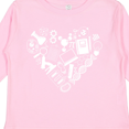 thumbnail image 4 of Inktastic Science Heart Beaker, Book, DNA and Microscope Boys or Girls Long Sleeve Toddler T-Shirt, 4 of 5