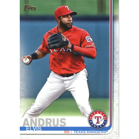 2019 Topps #62 Elvis Andrus Texas Rangers Baseball Card -