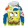 thumbnail image 1 of 2022 Children's Hoodie Printed Sweater New Fun Spongebob Squarepants Anime Theme Long Sleeve Shirts Boys And Girls Fashion Pocket Tops zhangyuxiang LED, 1 of 2