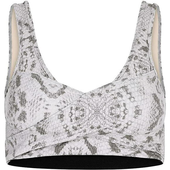 Varley Kellam Sport Bra Taupe Grey Snake ( M )