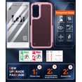 thumbnail image 2 of LeYi for Samsung Galaxy A25 5G Case, a 25 5G Case with 2 Pack Screen Protectors, Dual Layer Protective PC Back, Pink, 2 of 8