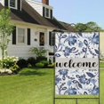 thumbnail image 4 of Spring Summer Multicolored Flower Leaves Garden Flag 28x40 Inch Double Side for Outdoor Courtyard Garden Decor Flowers Welcome Holiday Flag for Outside Decoration, 4 of 6