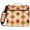 Rust Diamond-Geo, variant on Red Swimmers Printed Zipper Binder with Handle&Shoulder Strap 2 inch 3 Ring 500 300 Sheet Capacity File Folder Organizer