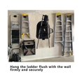 thumbnail image 3 of Heavy-duty Ladder Hanger-wall Mount Ladder Hooks For Ladder Storage-wheelbarrow Hangers For Garage, 3 of 5