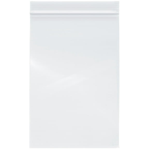 Plymor 6" x 9" (Pack of 100), 4 Mil Heavy Duty Zipper Reclosable Plastic Bags