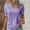 004_Purple, variant on YEJIMAN White Plus Size Tunic Tops For Women, Wave Cotton Tshirts For Women, Women Summer Lace V Neck Plain Lace Elegant Shirt Fashion Solid Color Elegant Blouse Short Sleeve Comfy Soft Tee