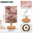 thumbnail image 3 of Pale Pink Rose Sea Small Lamp Printed Gifts Table Lamp USB Bedside Desk Nightstand Lamp Wood Base for Bedroom Living Room Office Desk College Dorm, 3 of 7