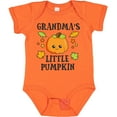 thumbnail image 3 of Inktastic Grandmas Little Pumpkin with Leaves and Stars Boys or Girls Baby Bodysuit, 3 of 5